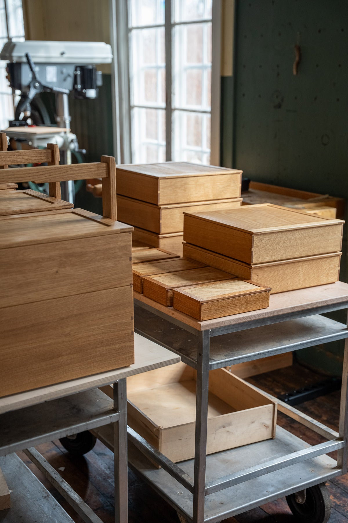 Custom Oak Boxes