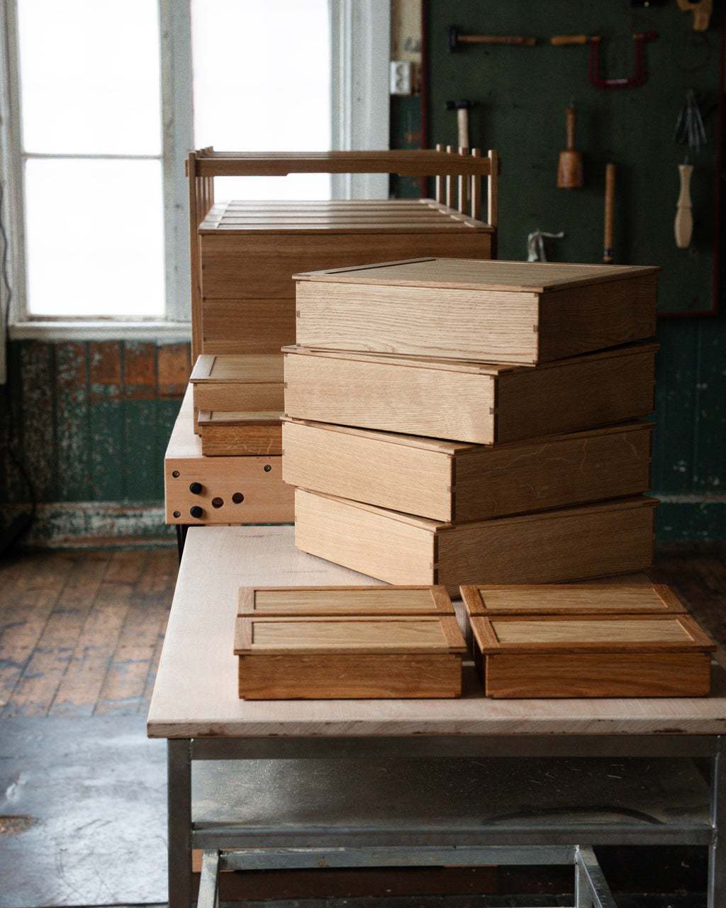Custom Oak Boxes