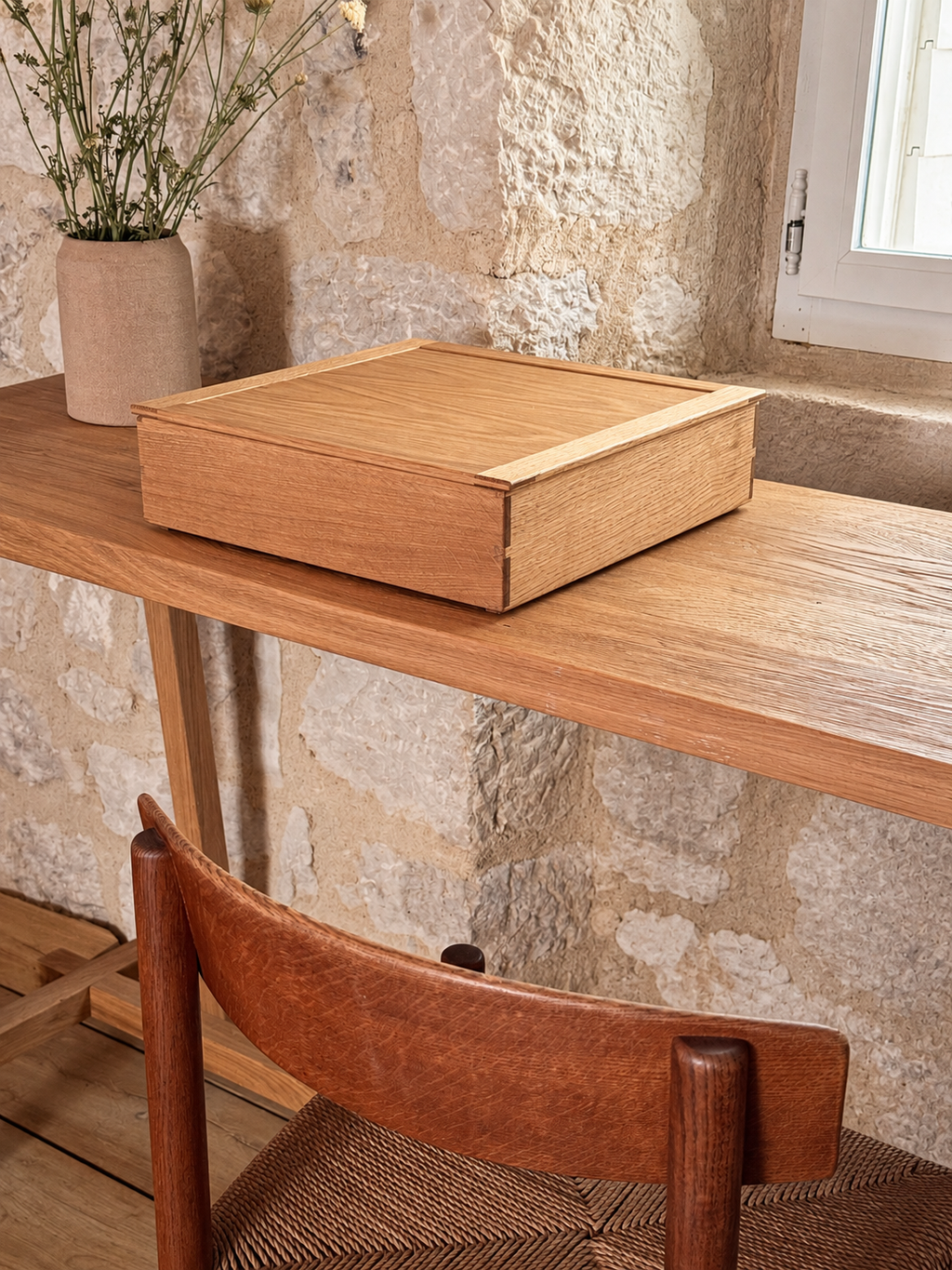 Custom Oak Boxes